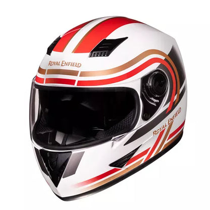 RE Stunner Dual Visor Gloss White Helmet