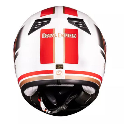 RE Stunner Dual Visor Gloss White Helmet
