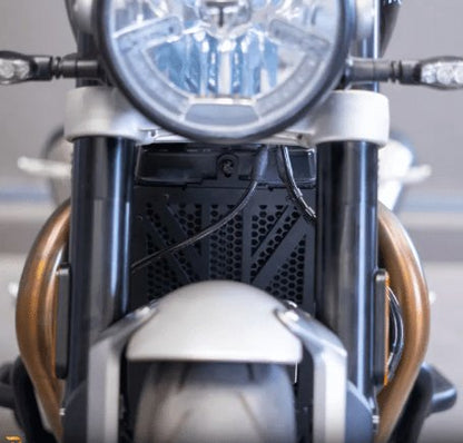 Zana Radiator Guard UK Flag Black for Triumph Speed Twin 1200 ZP-040