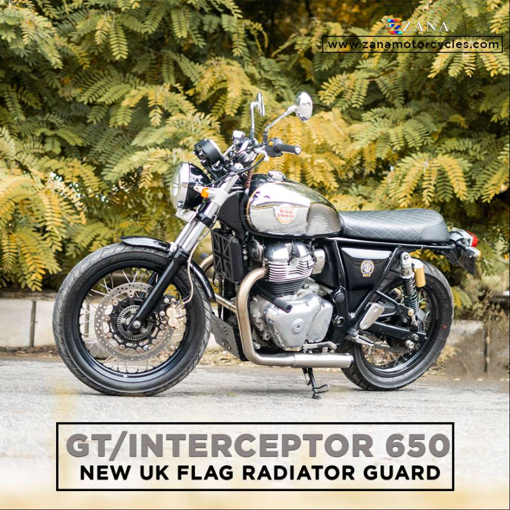 Radiator Guard All Black for GT & Interceptor 650