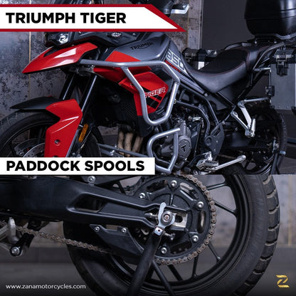 Rear Paddock Spool SS 304 for Triumph Tiger 850