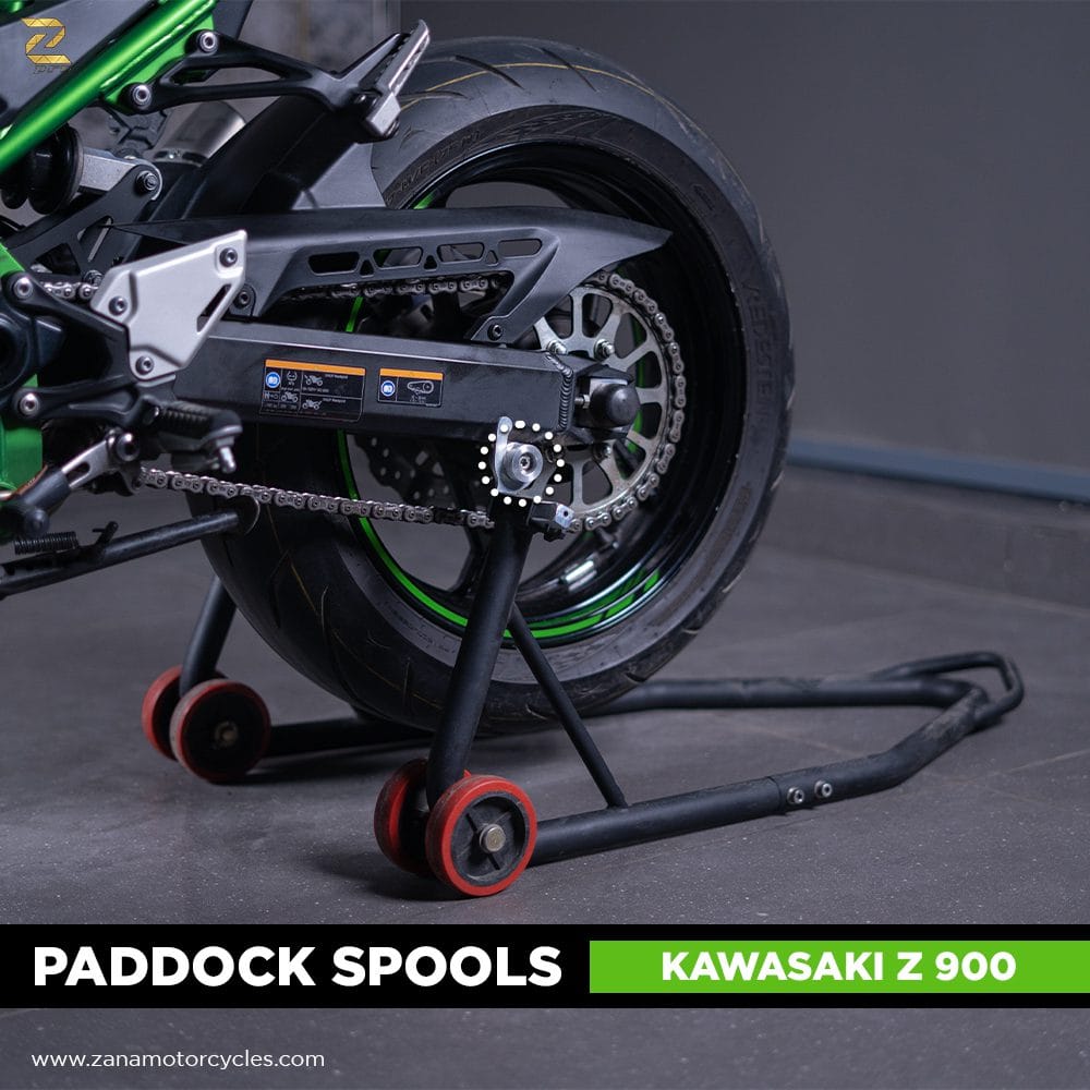 Rear Paddock Spool for Kawasaki Z900