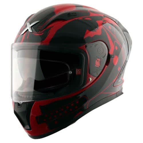 Axor Street DC Batman Red Black Full Face Helmet