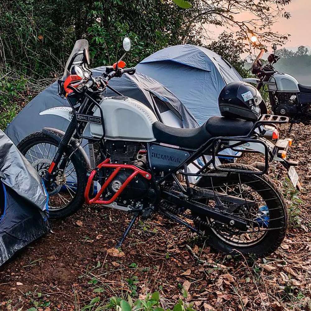 Red Engine Frame for Himalayan BS6