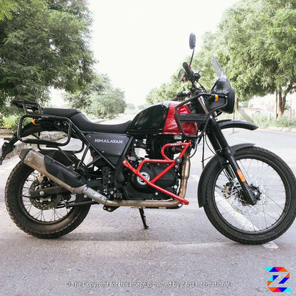 Red Leg Guard with Slider Himalayan BS6