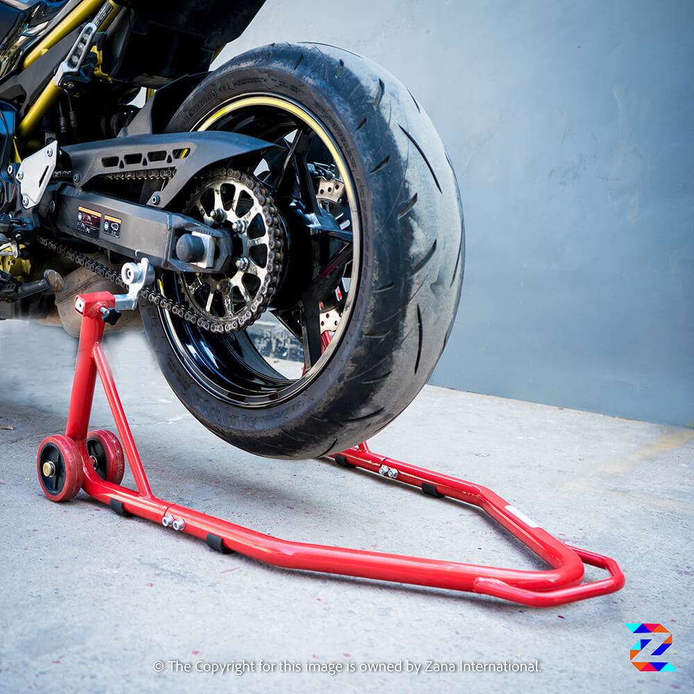 Red Paddock Stand for Honda CB350 RS