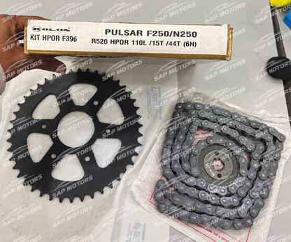 Pulsar F250/N250 Chain Sprocket by Rolon HPOR 396