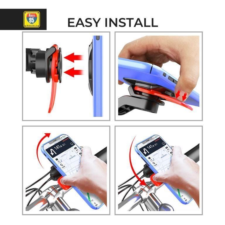 Route95 Twist Go Handle Bar Phone Mount Riders Junction 3