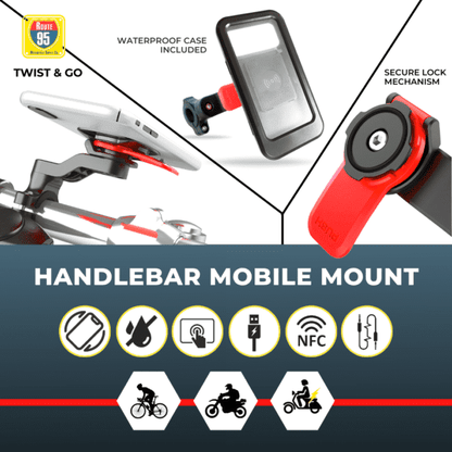 Route95 Twist Go Handle Bar Phone Mount