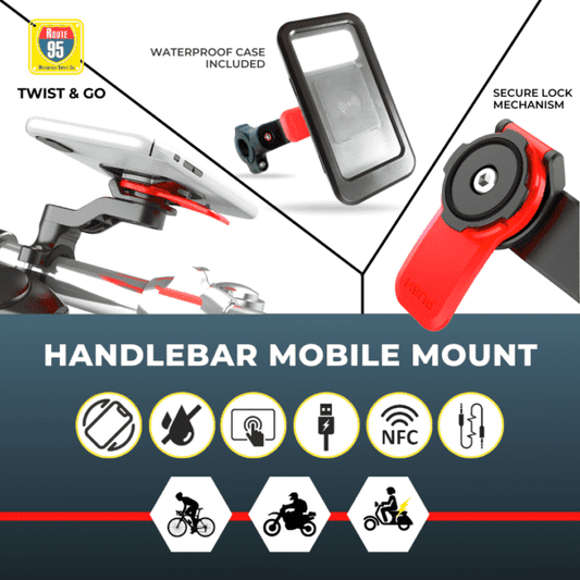 Route95 Twist Go Handle Bar Phone Mount