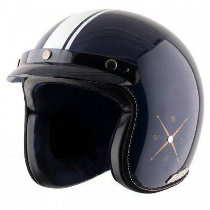 Axor Retro Jet Vintage Euro Globe Open Face Gloss Helmet