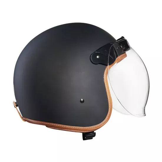 Royal Enfield Bobber Matt Black Helmet