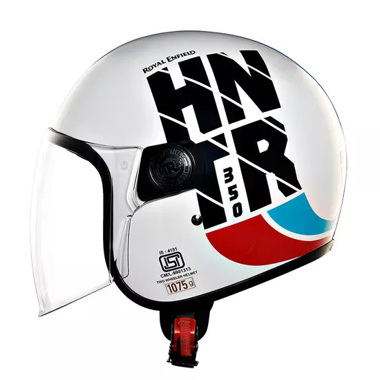 Royal Enfield Hunter Copter Half Face Helmet White