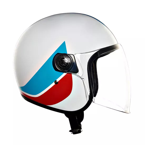 Royal Enfield Hunter Copter Half Face Helmet White