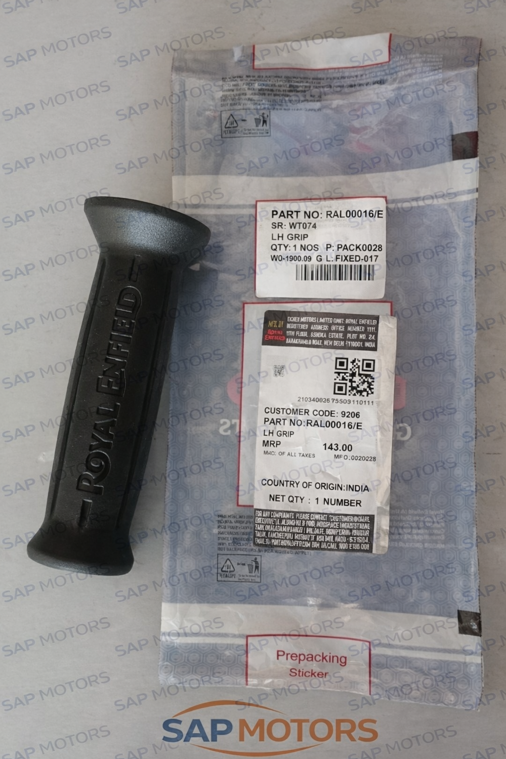 ROYAL ENFIELD RAL00016/E - LH GRIP
