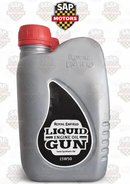 3600012 ROYAL ENFIELD LIQUID GUN SEMI SYNTHETIC ENGINE OIL 15W50 1 LTR