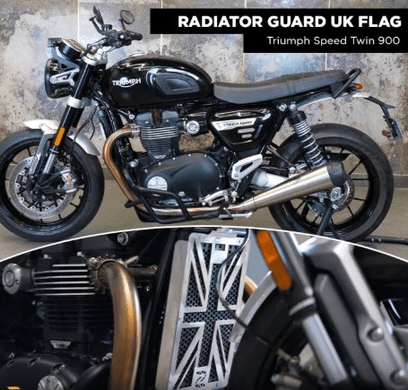 Zana Radiator Guard Uk Flag (silver ) For Triumph Speed Twin 900 ZP-040