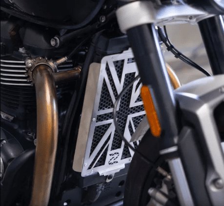 Zana Radiator Guard Uk Flag (silver ) For Triumph Speed Twin 900 ZP-040