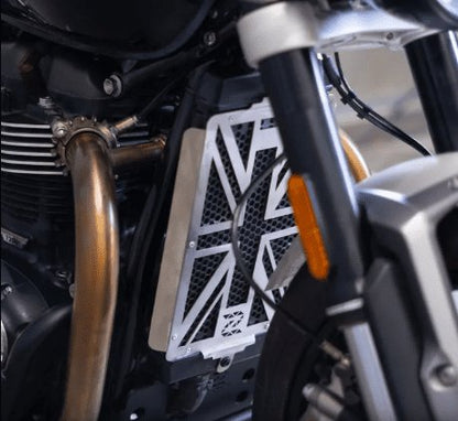 Zana Radiator Guard Uk Flag (silver ) For Triumph Speed Twin 900 ZP-040