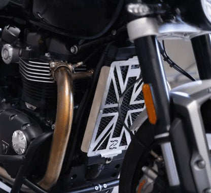 Zana Radiator Guard Uk Flag (silver ) For Triumph Speed Twin 900 ZP-040