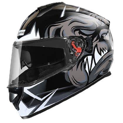 STUDDS DRIFTER D1 DECOR BLACK N4 HELMET Riders Junction