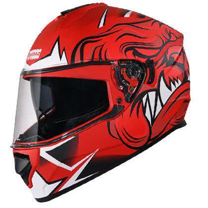 STUDDS DRIFTER D1 DECOR MATT RED N2 HELMET Riders Junction