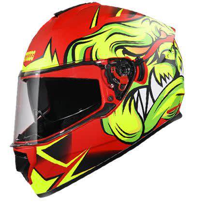 STUDDS DRIFTER D1 DECOR MATT RED N5 HELMET Riders Junction