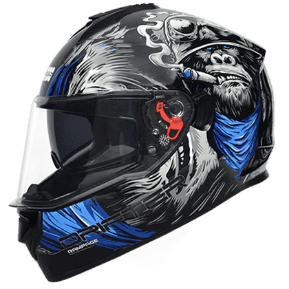 STUDDS Drifter D3 Black Red N10 Helmet