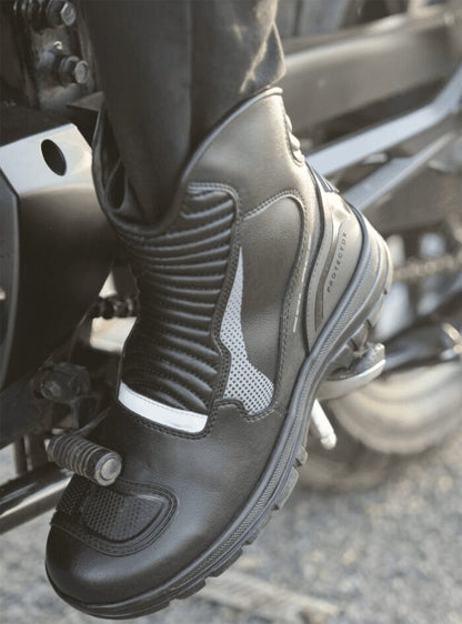 Solace Scout Motorcycle Boots (B.Grey)