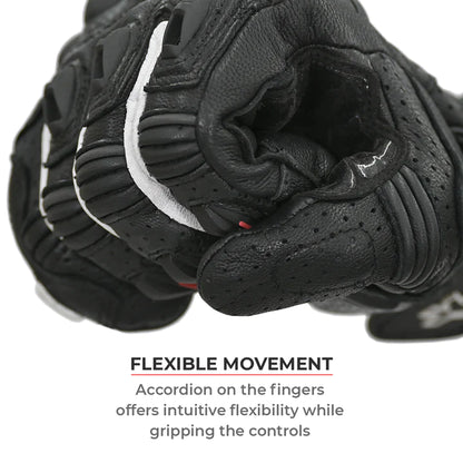 Shifter–Short Motorcycle Riding Gloves by Viaterra