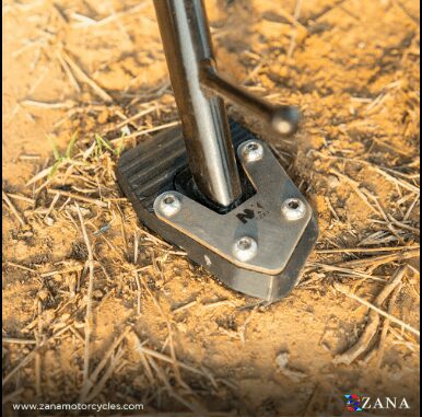 ZANA - Side Stand Extender for Honda NX500 (Aluminium & Stainless Steel) ZI-8473