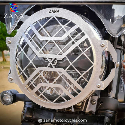 Silver Head Light Grill MS for Yezdi Adventure