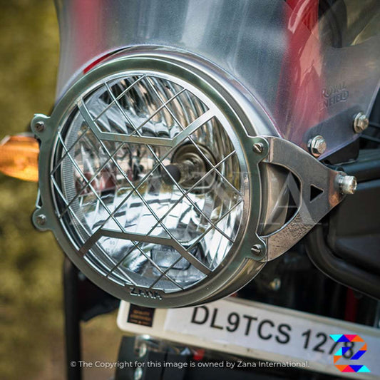Silver Headlight Grill Type-2 for Himalayan BS6 2021