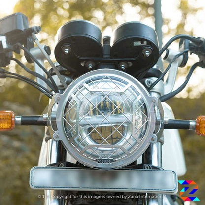 Silver Headlight Grill Type for GT and Interceptor