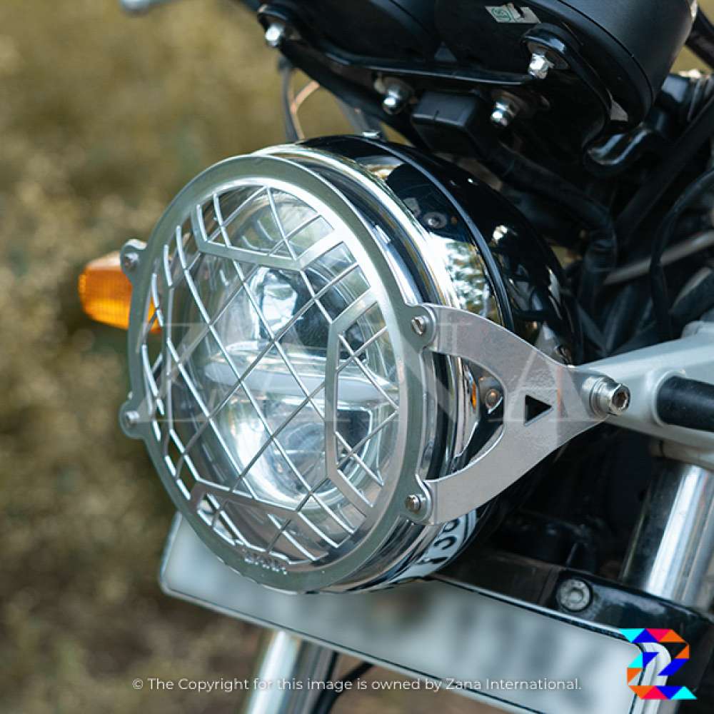 Silver Headlight Grill Type for GT and Interceptor