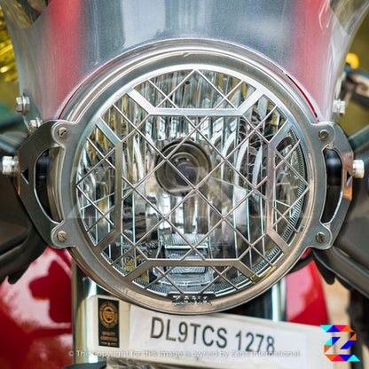 Silver Headlight Grill Type-4 for Himalayan BS6 2021