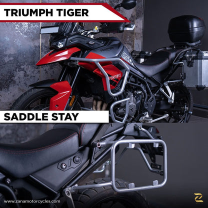 Silver Saddle Stay for Triumph Tiger 850