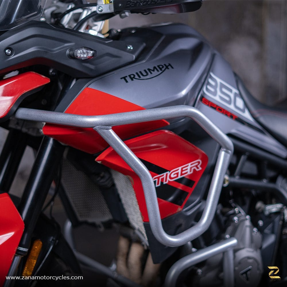 Silver Upper Fairing Guard for Triumph Tiger 850