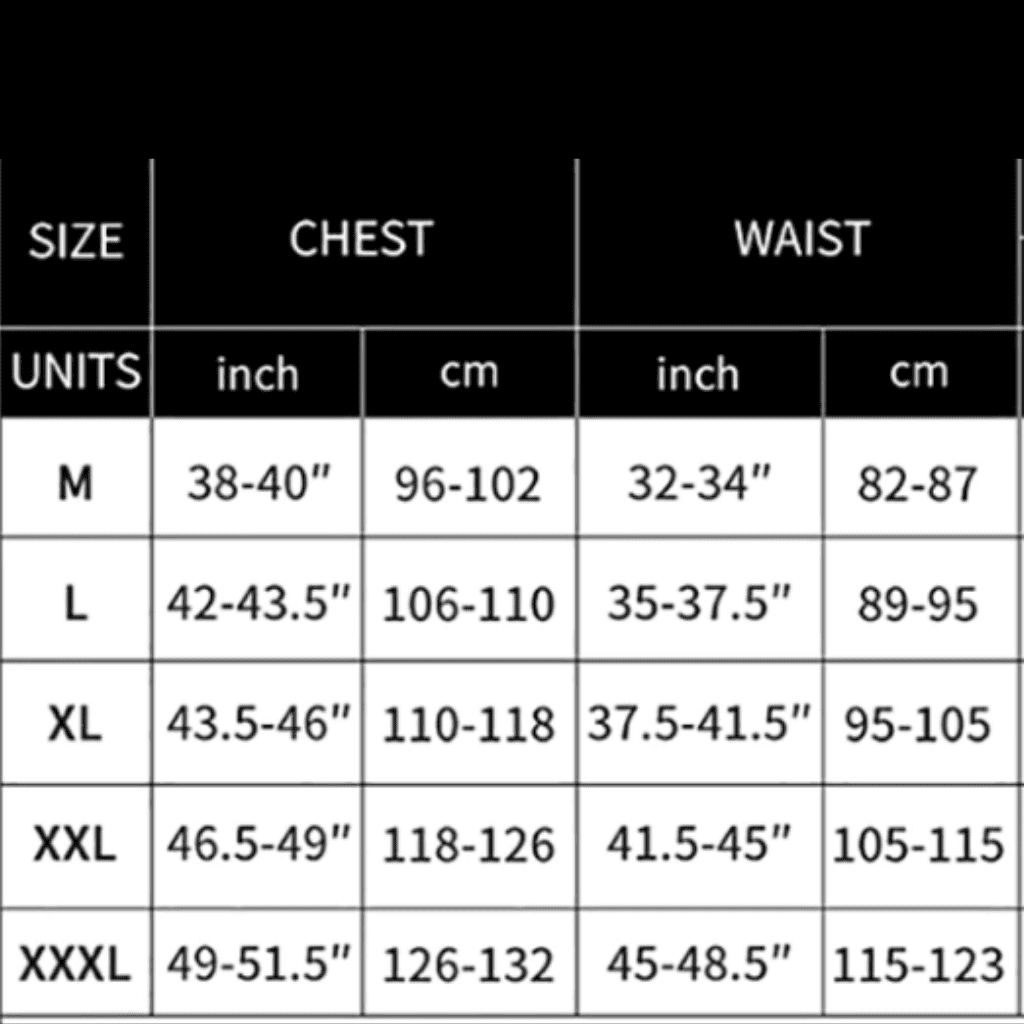 Size Chart 2 1