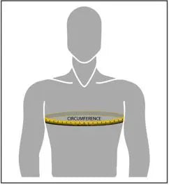 Size Chart for Royal Enfield Jackets in INCHES