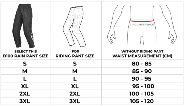 Viaterra B100 Motorcycle Rain Pants
