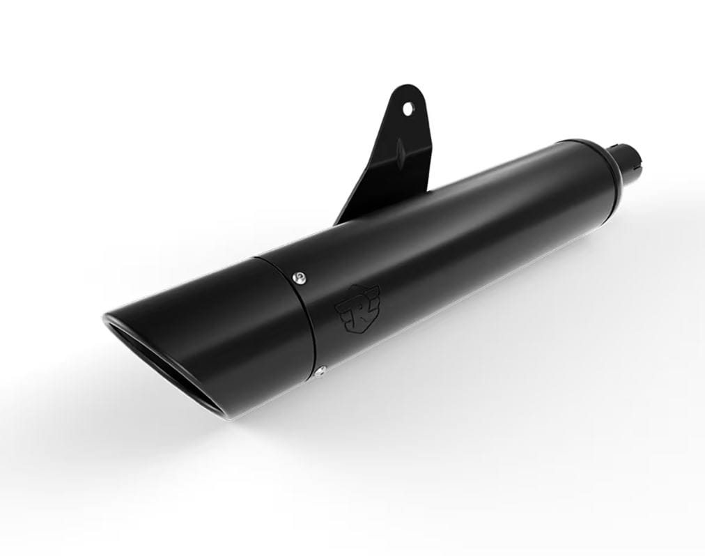 Black Slashcut Silencer for Classic 350 UCE
