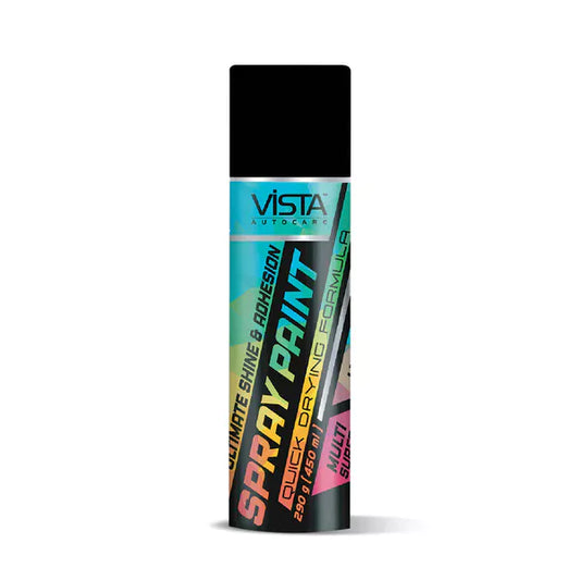 Vista Spray Paint Black Glossy 400 ml