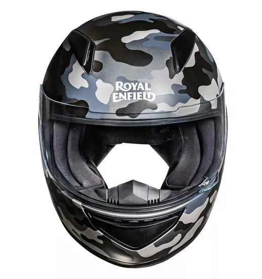 Street Prime Crackling Camo Helmet-Charcoal