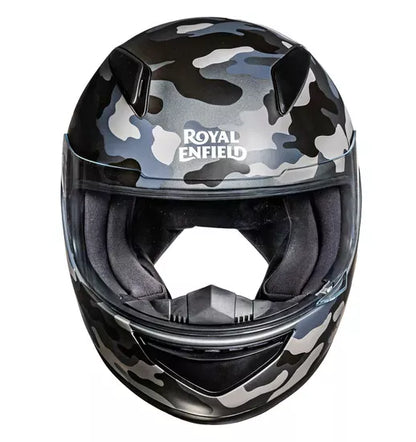 Street Prime Crackling Camo Helmet-Charcoal