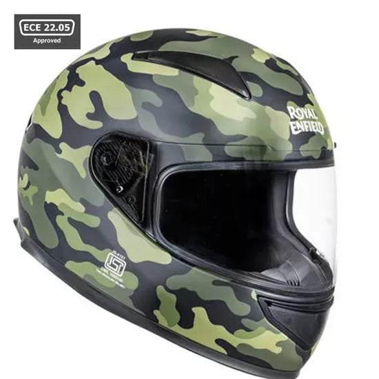 Street Prime Crackling Camo Helmet-Olive