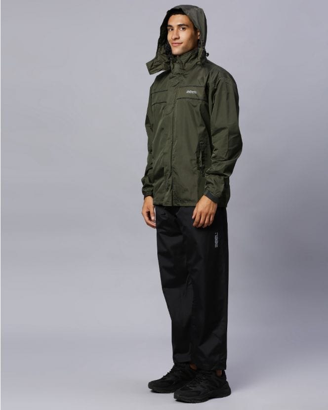 Stylish Olive Color Raincoat Set for Men