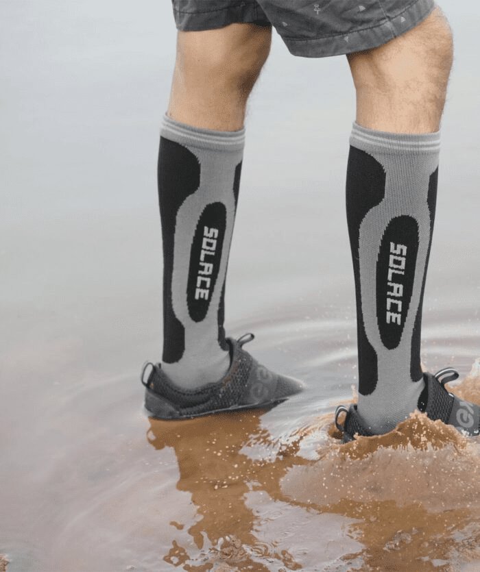 Solace Suska Core WP Socks Black & Grey