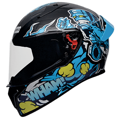 Thunder Piston D10 Decor Black N1 Helmet