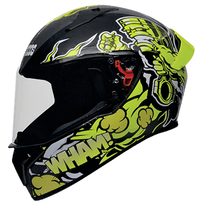 Thunder Piston D10 Decor Black N5 Helmet